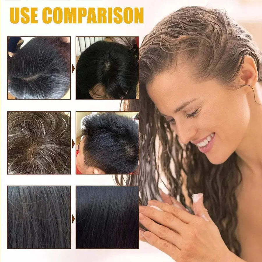 Premium Japanese Long Lasting Natural Hair Dye Shampoo | Buy 1 Get 1 FREE